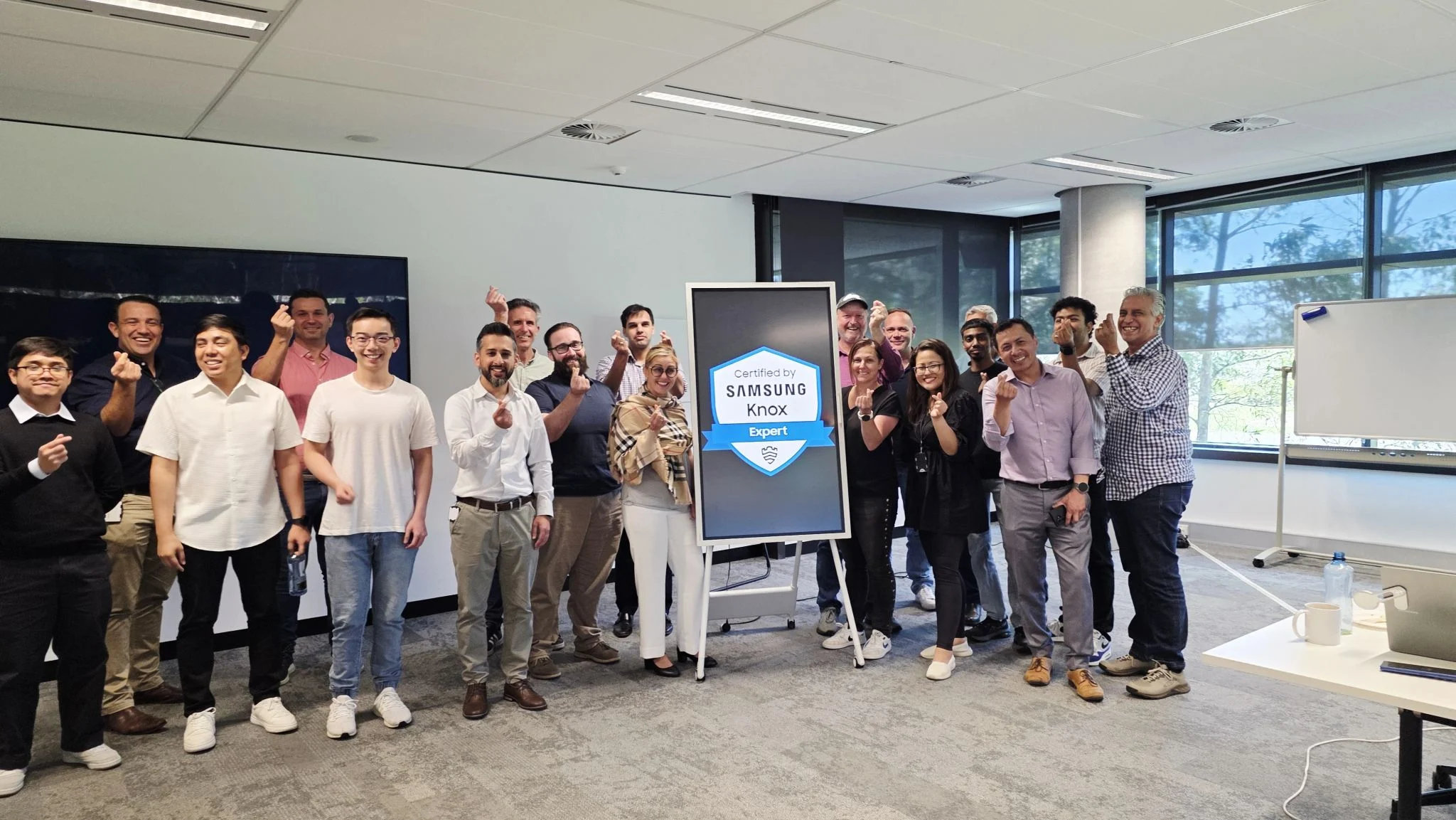 The Next Cyber team together in the office